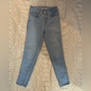 Levi’s High rise skinny jeans